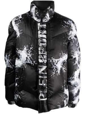 Plein Sport Splash Extreme padded jacket - Black