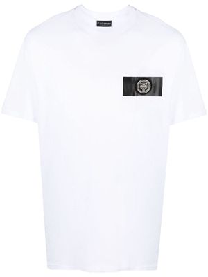 Plein Sport SS logo-patch cotton T-shirt - White