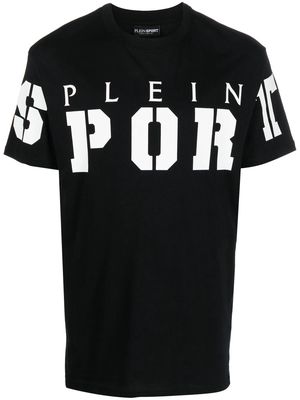 Plein Sport SS logo-print cotton T-shirt - Black