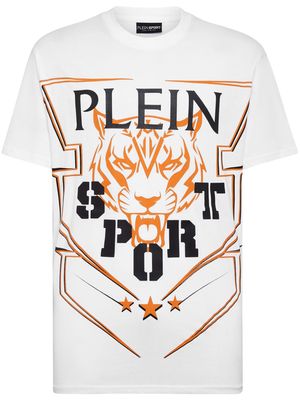 Plein Sport SS logo-print T-shirt - White