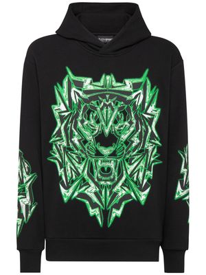 Plein Sport Thunder Tiger long-sleeve hoodie - Black