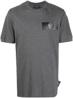 Plein Sport tiger-head motif T-shirt - Grey