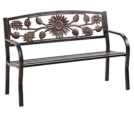 Plow & Hearth Sunflower Bench