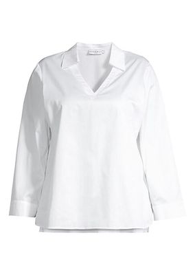 Plus Lilou Cotton Blouse