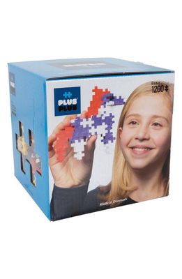 Plus-Plus USA 1200-Piece Basic Playset in Blue