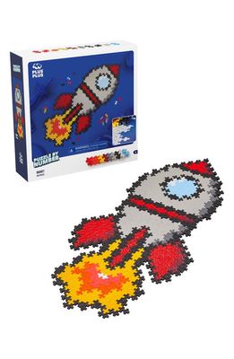 Plus-Plus USA 500-Piece Rocket Puzzle by Number in Multi