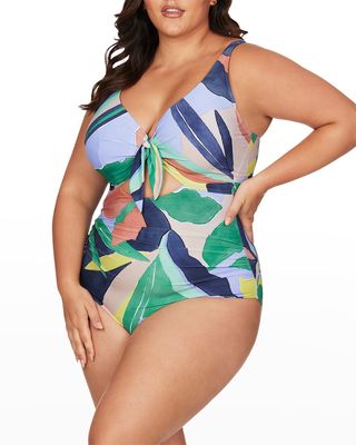 Plus Size Cezanne One-Piece Swimsuit