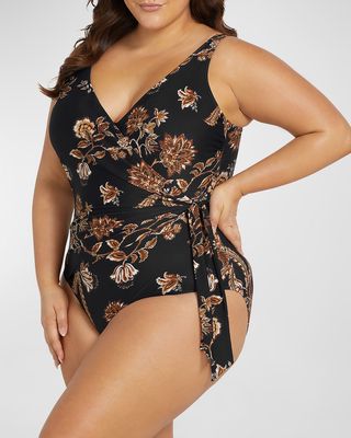 Plus Size Chantique Hayes Underwire One-Piece Swimsuit