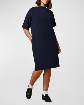 Plus Size Occhi Jersey Midi T-Shirt Dress