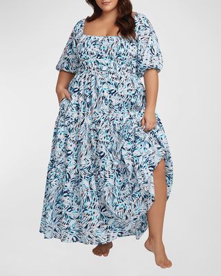 Plus Size Ze Blu Handel Maxi Dress
