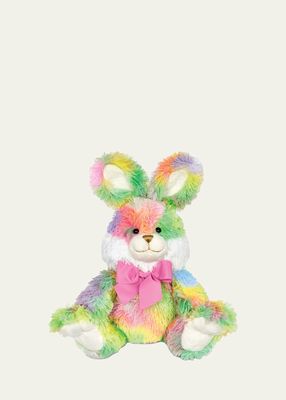 Plush Happy Tie Dye Bunny