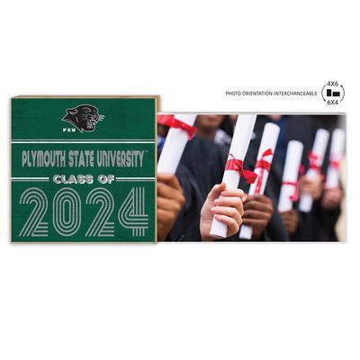 Plymouth State Panthers 5" x 10.5" 2024 Grad Floating Photo Frame