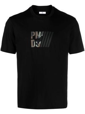 PMD camouflage logo-print T-shirt - Black