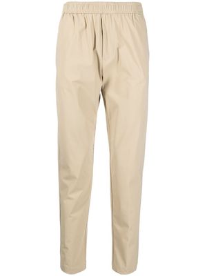 PMD elasticated-waistband tapered trousers - Neutrals