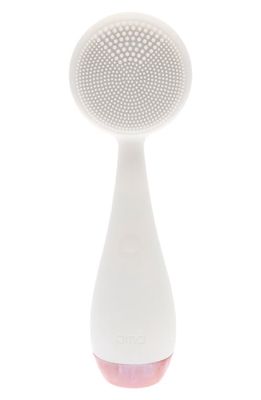 PMD Pro Clean Rose Quartz Facial Cleansing Device in White