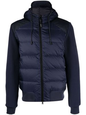 PMD zip-up hooded padded jacket - Blue
