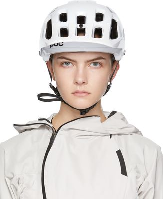 POC White Tectal Race Mips Cycle Helmet