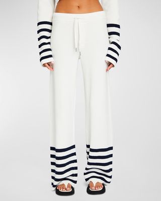 Poe Striped Knit Pants