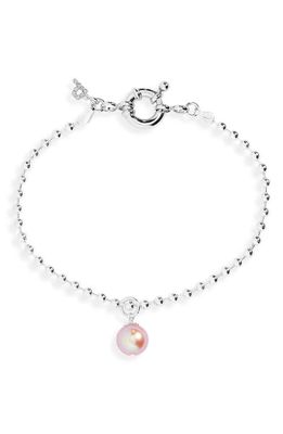 POLITE WORLDWIDE Ball Freshwater Pearl Bracelet in Silver