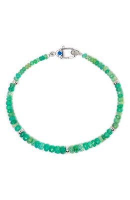 POLITE WORLDWIDE Mystical Opal Beaded Bracelet in Green