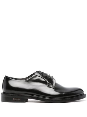 Pollini 1920 leather Derby shoes - Black