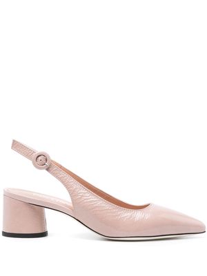 Pollini 50mm patent-leather pumps - Pink