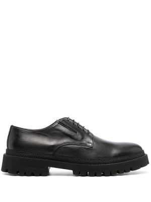 Pollini Brief leather derby shoes - Black