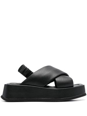 Pollini mini platform sandals - Black