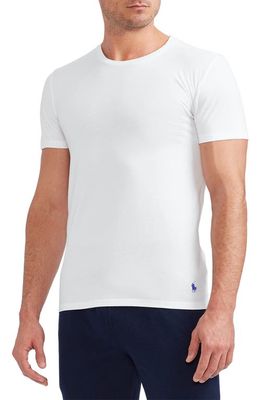 Polo Ralph Lauren 3-Pack Slim Fit Crewneck T-Shirt in White