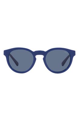 Polo Ralph Lauren 49mm Round Sunglasses in Royal Blue