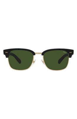 Polo Ralph Lauren 55mm Square Sunglasses in Shiny Black