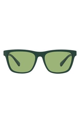 Polo Ralph Lauren 56mm Pillow Sunglasses in Dark Green