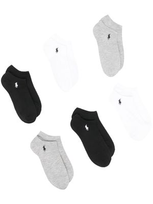 POLO RALPH LAUREN 6 pack sports socks - Grey