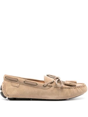 Polo Ralph Lauren Anders tasselled suede loafers - Neutrals
