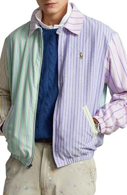 Polo Ralph Lauren Bayport Stripe Poplin Jacket in Stripe Multi