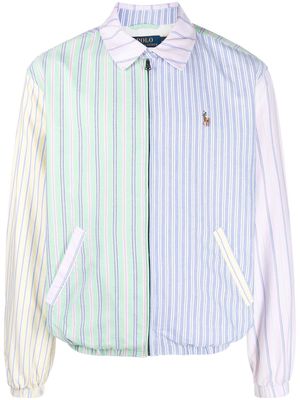 Polo Ralph Lauren Bayport striped zip-up jacket - Blue
