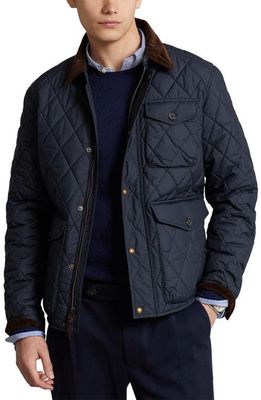 Polo Ralph Lauren Beaton Quilted Jacket in College Navy Fa22