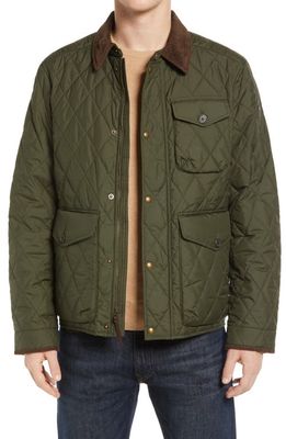 Polo Ralph Lauren Beaton Water Repellent Quilted Jacket in Company Olive