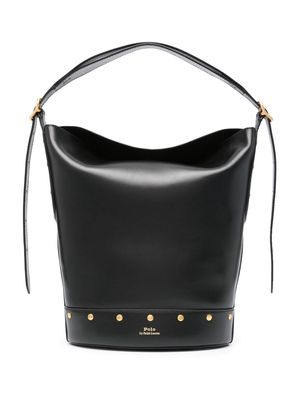 Polo Ralph Lauren Bellport leather bucket bag - Black