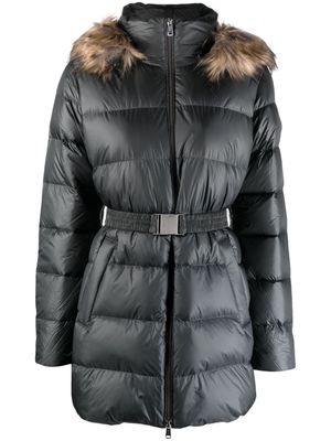 Polo Ralph Lauren belted padded quilted coat - Grey