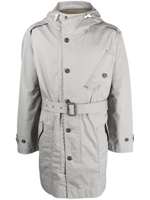 Polo Ralph Lauren belted-waist parka coat - Grey