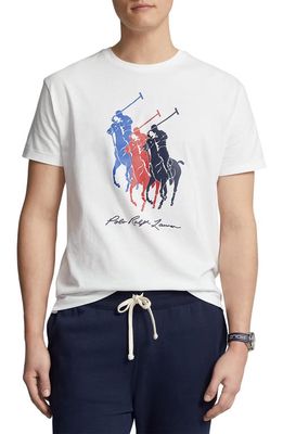 Polo Ralph Lauren Big Pony Cotton Jersey T-Shirt in White