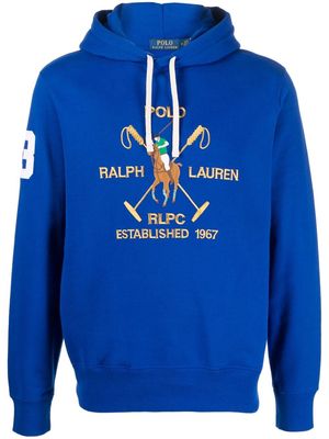 Polo Ralph Lauren Big Pony crest drawstring hoodie - Blue
