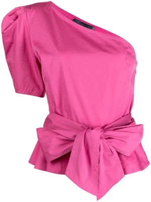 Polo Ralph Lauren bow-detail one-shoulder top - Pink