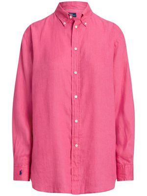 Polo Ralph Lauren button-down linen shirt - Pink
