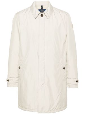Polo Ralph Lauren button-up hooded raincoat - Neutrals