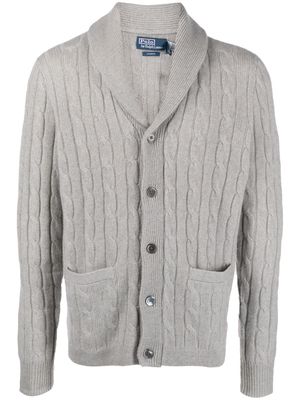 Polo Ralph Lauren cable-knit cashmere cardigan - Grey