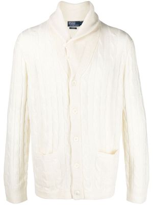 Polo Ralph Lauren cable-knit cashmere cardigan - White
