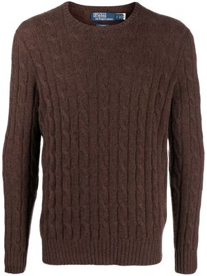 Polo Ralph Lauren cable-knit cashmere sweater - Brown