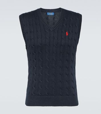 Polo Ralph Lauren Cable-knit cotton sweater vest